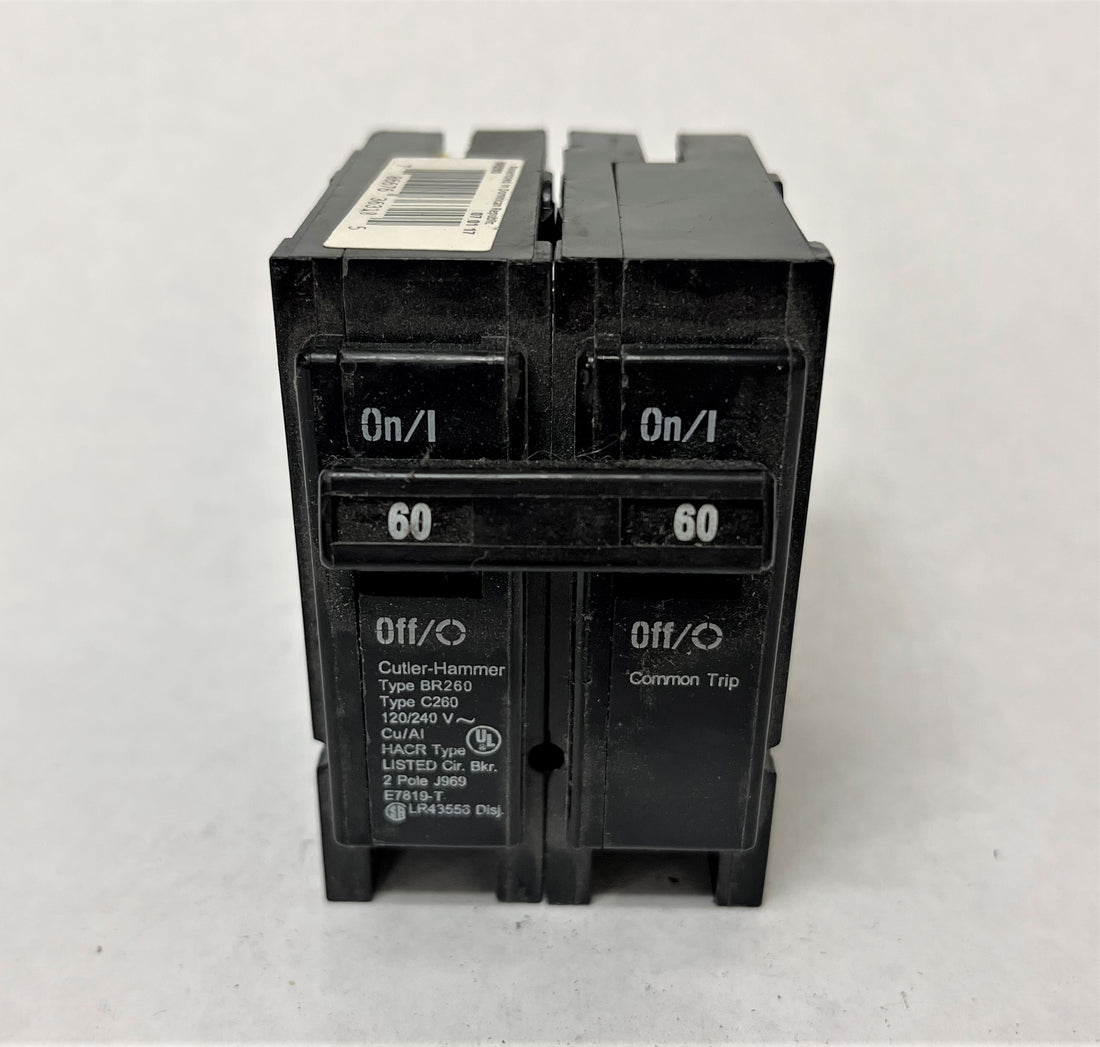 Br260 Eaton Cutler-Hammer BR260 60A 2 Pole Circuit Breaker – cpwarehouse