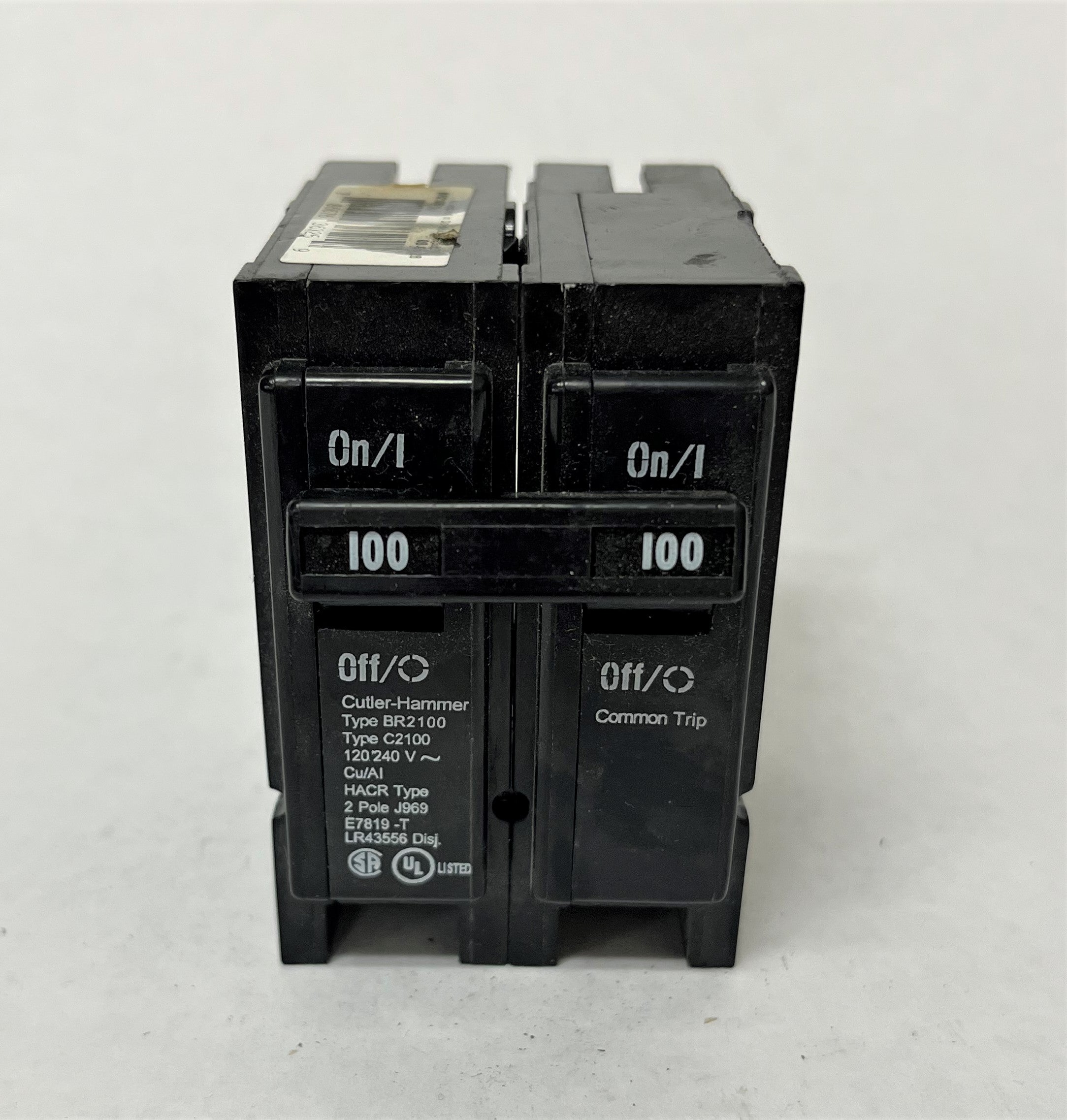 Eaton CutlerHammer BR2100 100A 2 Pole Circuit Breaker cpwarehouse