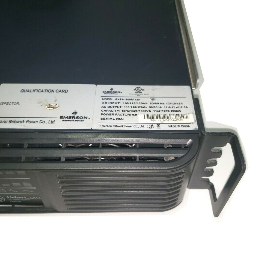 Liebert GXT3-1500RT120 1500VA / 1350W 120V Online UPS System