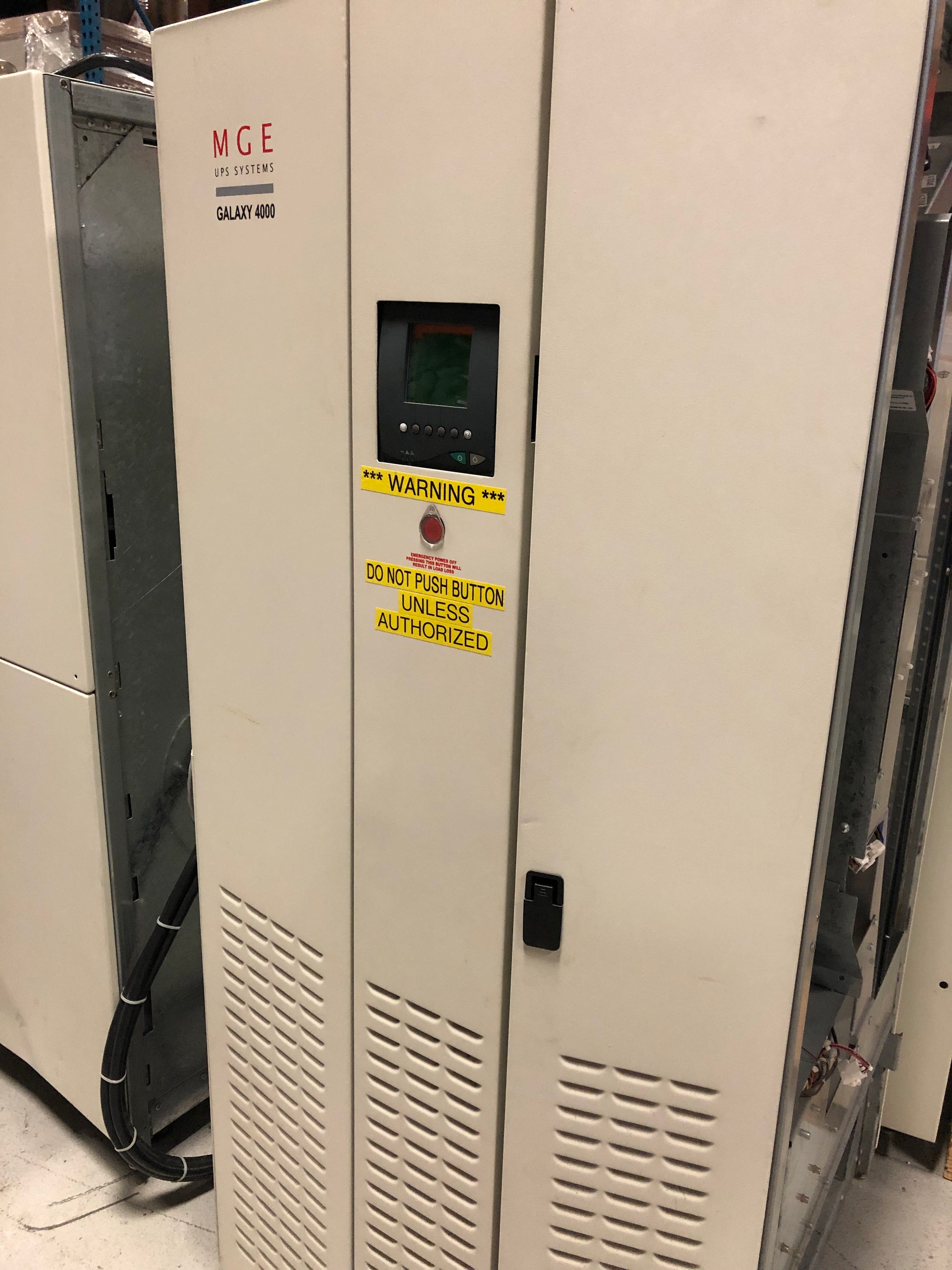 MGE Galaxy 4000 65kVA UPS System and Battery Cabinet (208V) – Critical ...