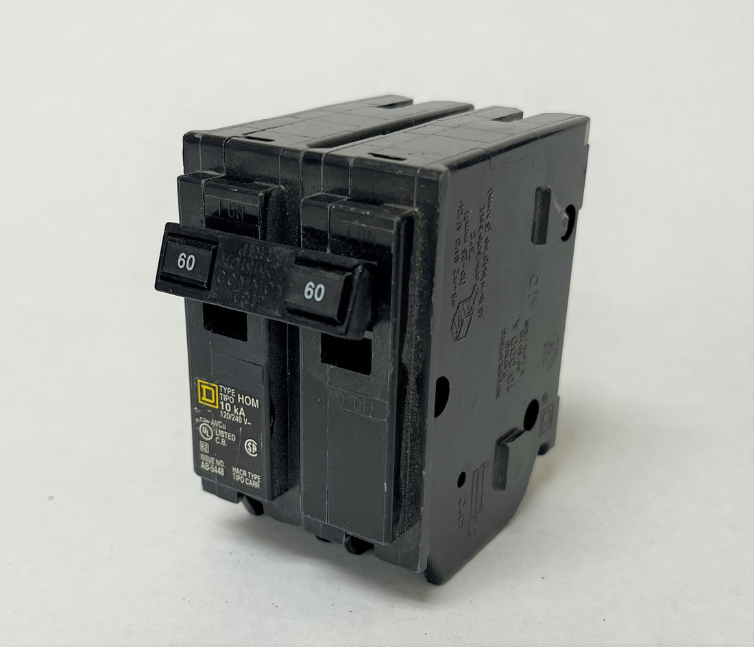 60a Square D HOM260 60A 2 Pole Miniature Circuit Breaker – cpwarehouse