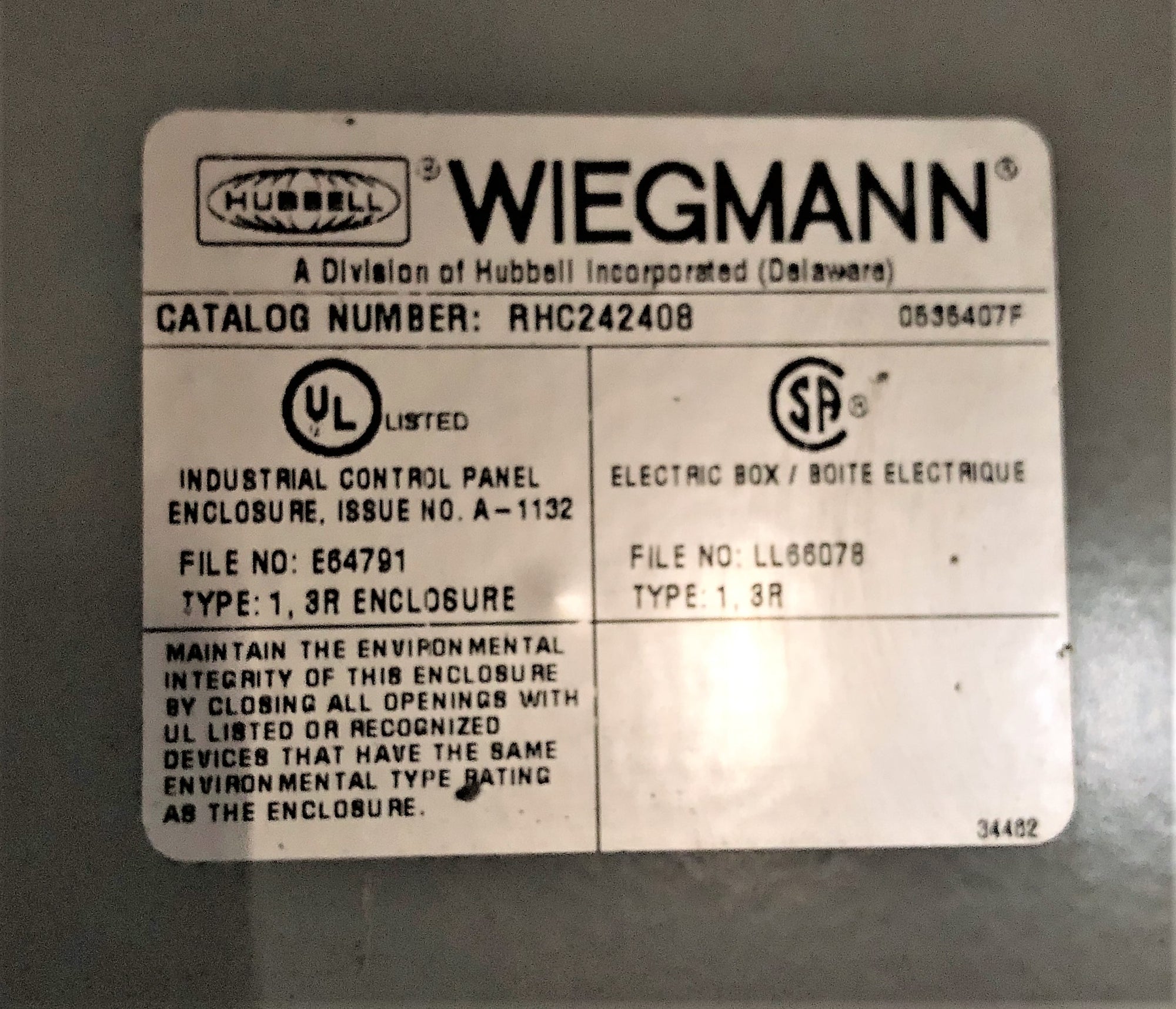 Wiegmann Bypass Switch 